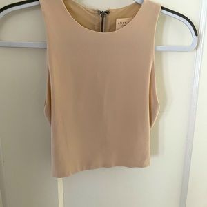 alice + olivia crop top